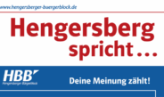 Hengersberg hat was zu sagen