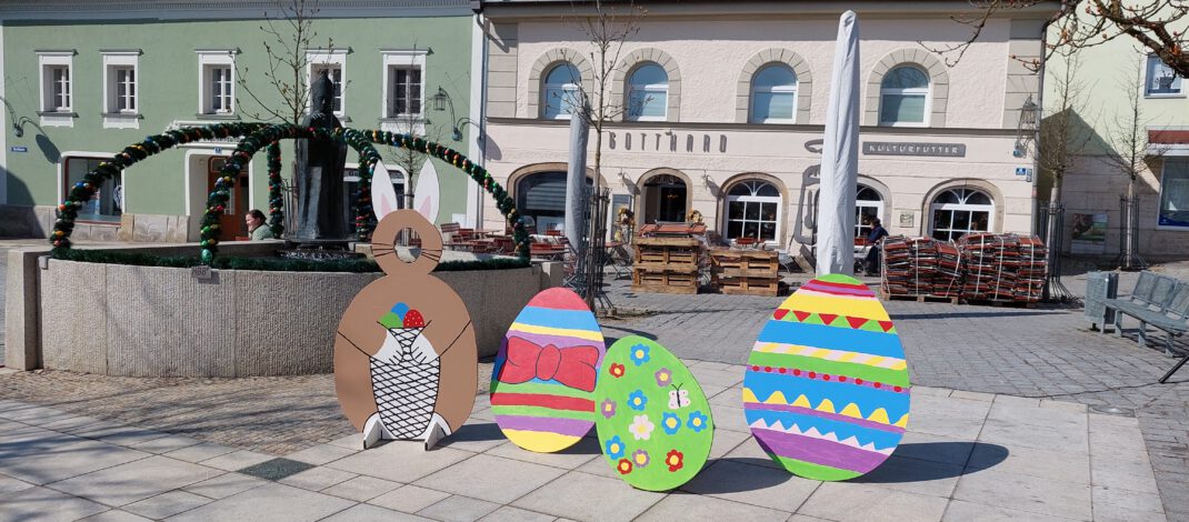 Segnung des Osterbrunnens